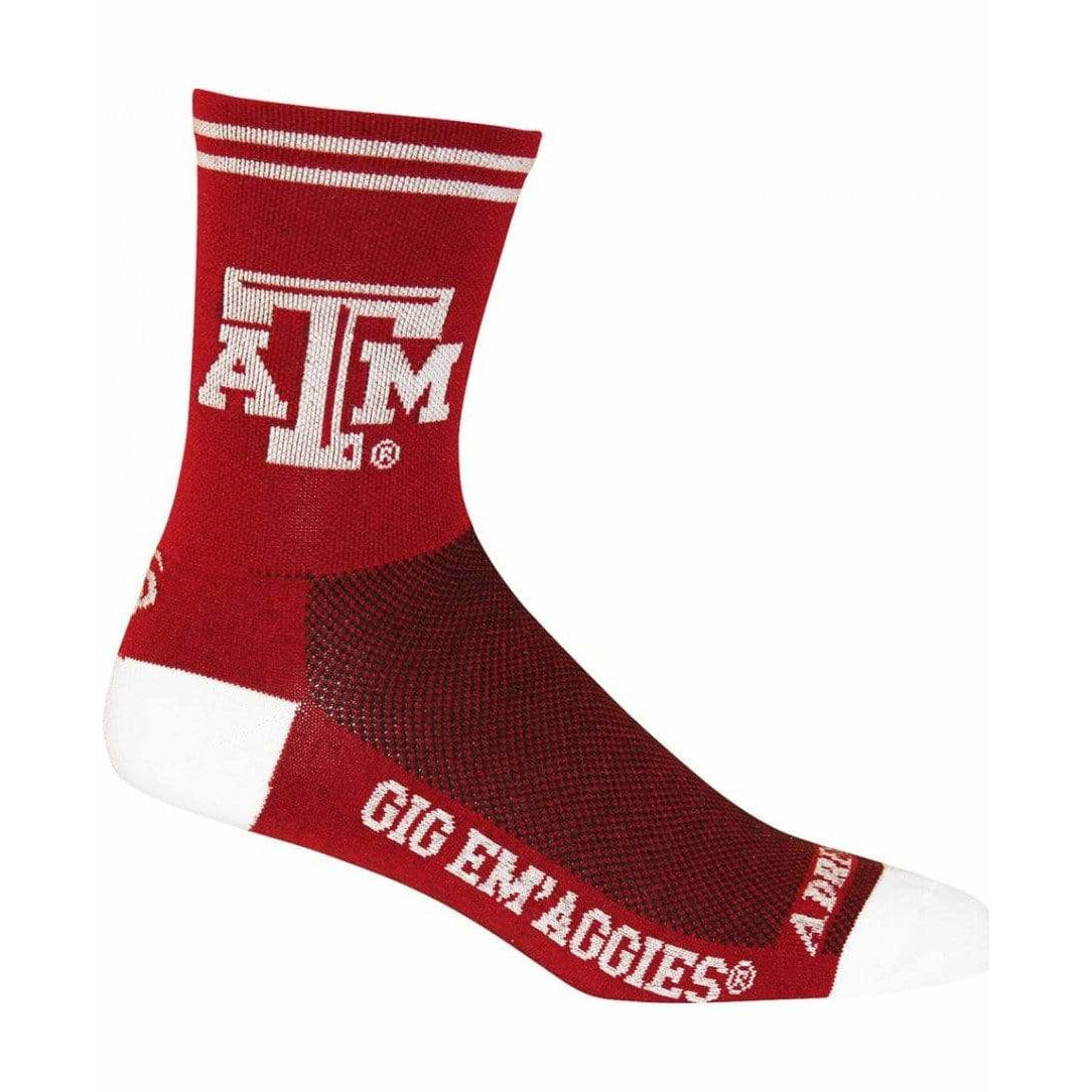 College Apparel Texas A&M Cycling Socks