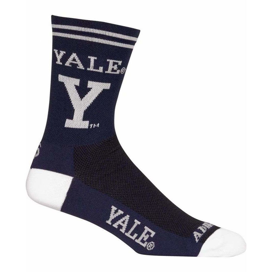 College Apparel Yale Blue Cycling Socks