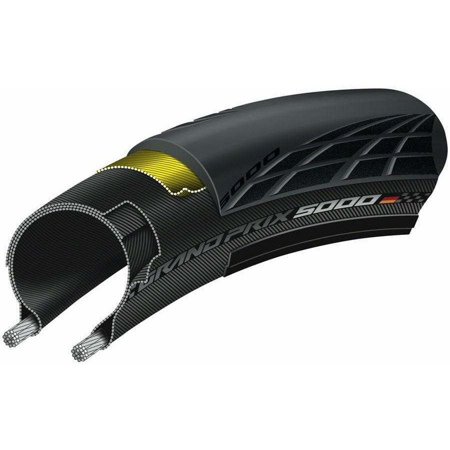 Continental Grand Prix 5000 Tire - 700 x 32c, Clincher, Folding, Black, 330tpi