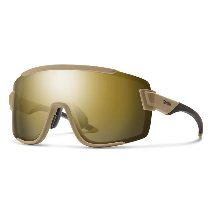 Smith Wildcat Matte Safari + Chromapop Black Gold Lens Sunglasses - Eyewear - Bicycle Warehouse