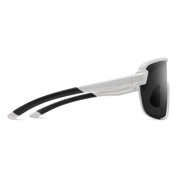 Smith Bobcat White + Chromapop Black Lens Sunglasses - Eyewear - Bicycle Warehouse