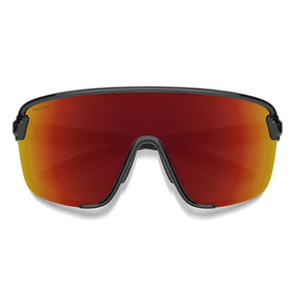 Smith Bobcat Black + ChromaPop Red Mirror Lens Sunglasses - Eyewear - Bicycle Warehouse