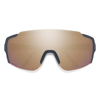 Smith Flywheel Matte French Navy + ChromaPop Rose Gold Mirror Lens Sunglasses - Eyewear - Bicycle Warehouse
