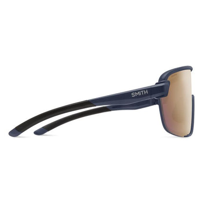 Smith Bobcat Matte French Navy + ChromaPop Rose Gold Mirror Lens Sunglasses - Eyewear - Bicycle Warehouse