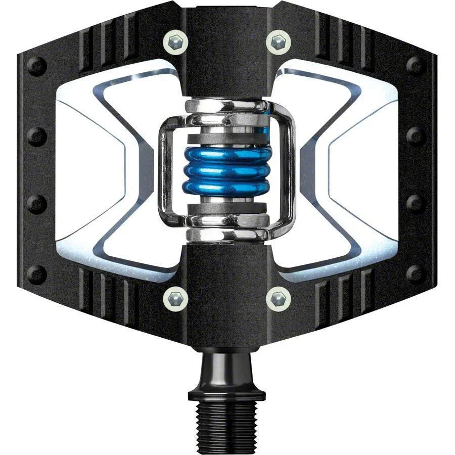 Crank Brothers Double Shot Mountain Bike Pedals, Black / Blue