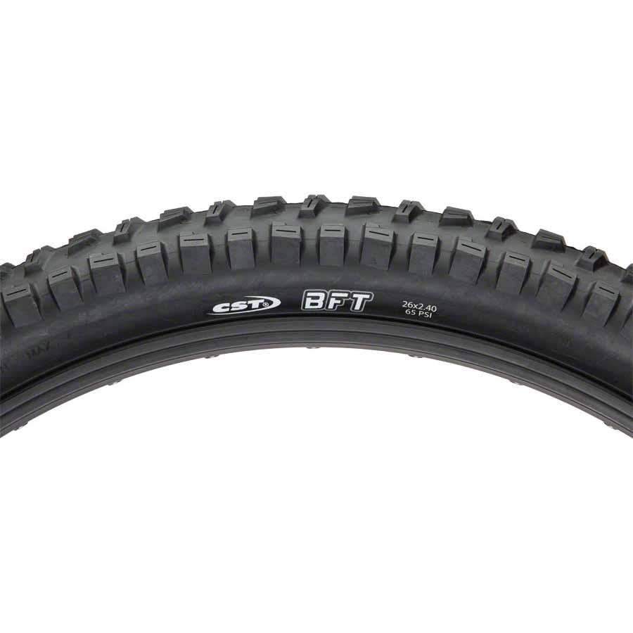 CST BFT Mountain Bike Tire: 26x2.40 Steel Bead