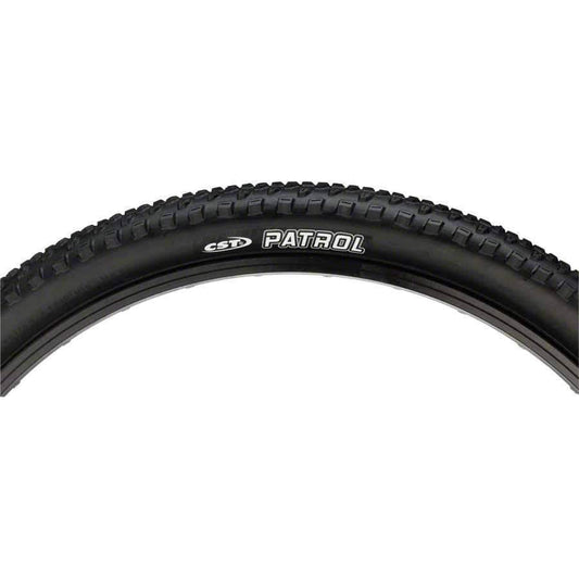 CST Patrol Bike Tire 26 x 2.1 Single Compound, 27tpi, Steel Bead
