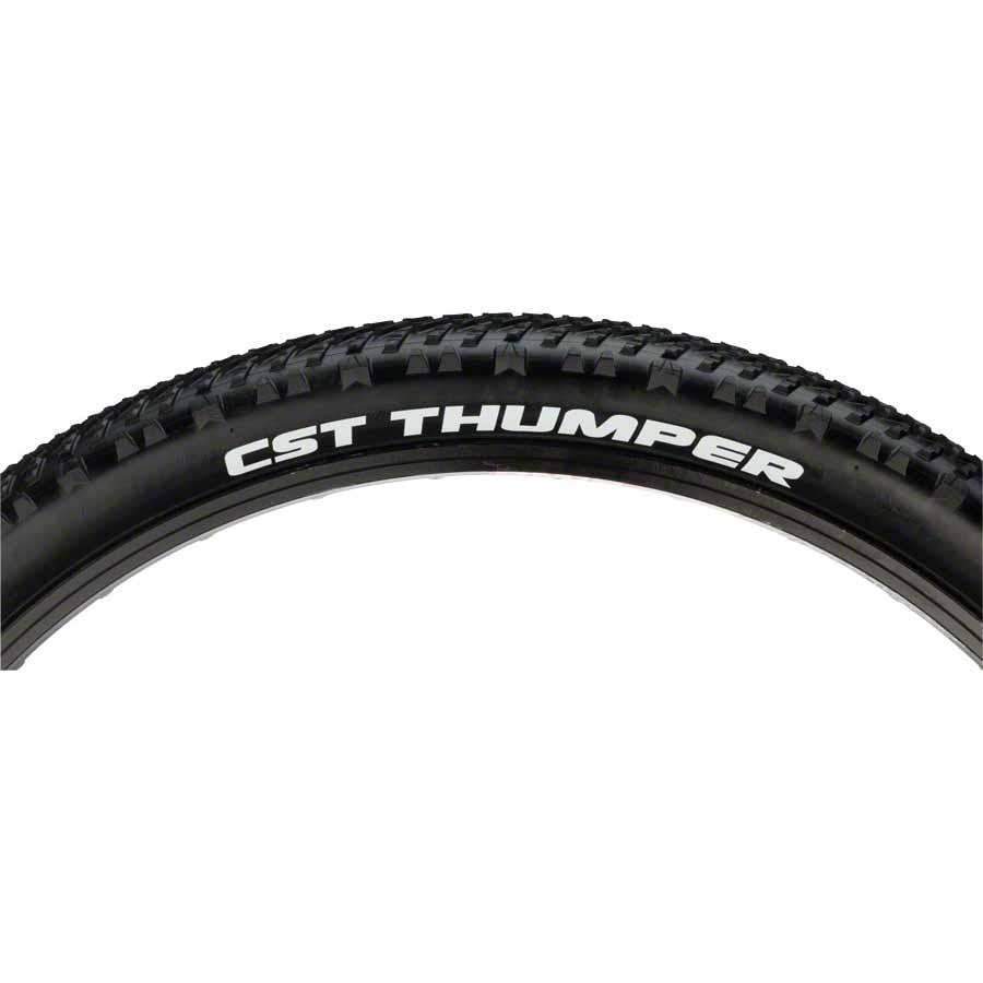CST Thumper Bike Tire 26 x 2.1 Single Compound, 27tpi, Steel Bead