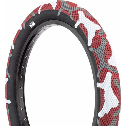 Cult Cult X Vans Tire - 20 x 2.4", Clincher, Wire, Red Camo/Black