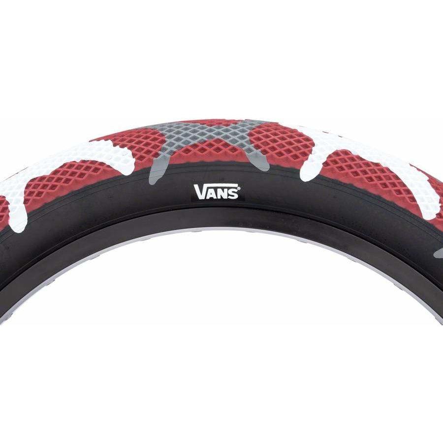 Cult Cult X Vans Tire - 20 x 2.4", Clincher, Wire, Red Camo/Black