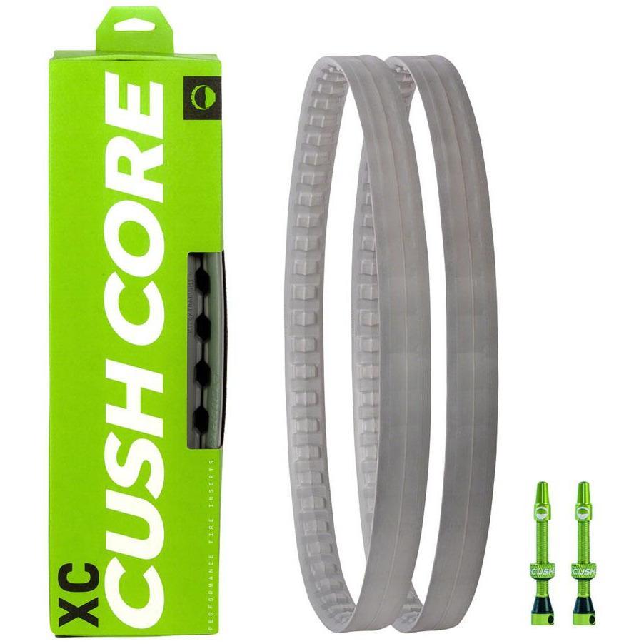 CushCore CushCore XC Tire Inserts Set 27.5" Pair, Includes 2 Tubeless Valves