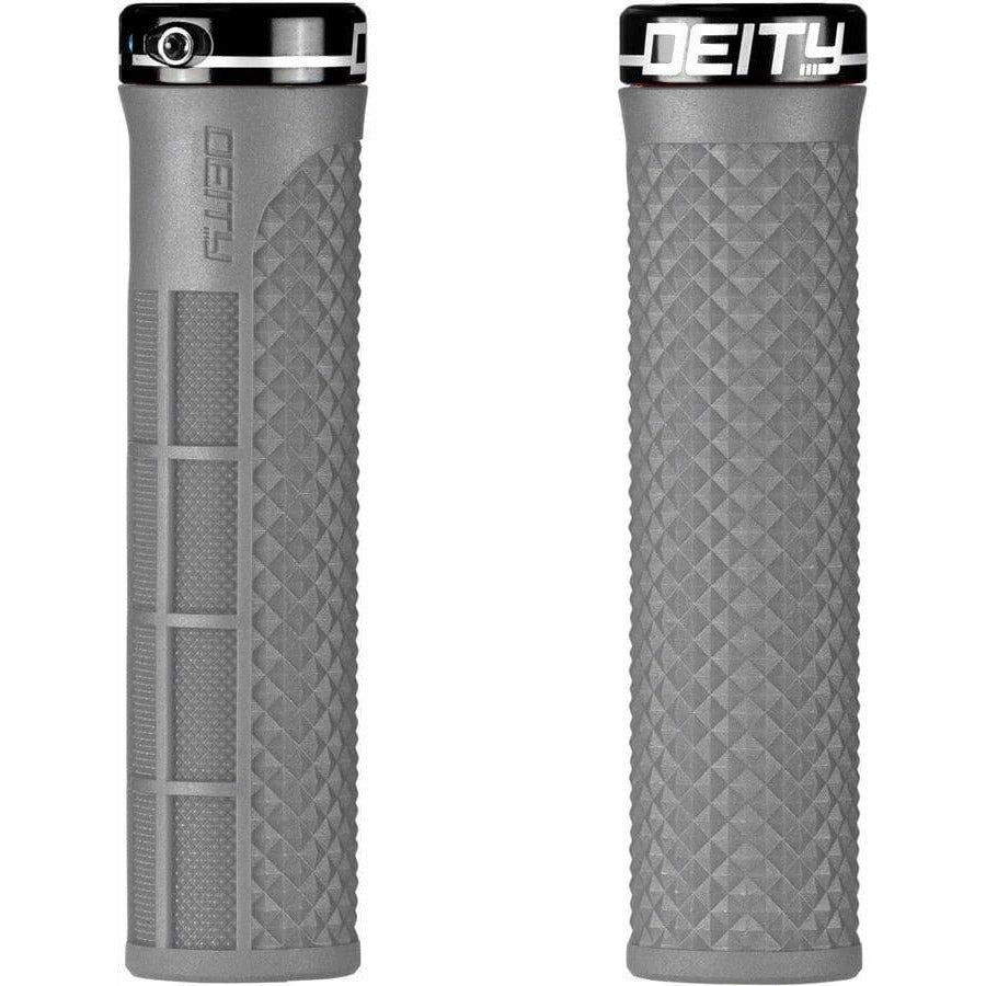 Deity Components Lockjaw Bike Handlebar Grips - Stealth, Lock-On