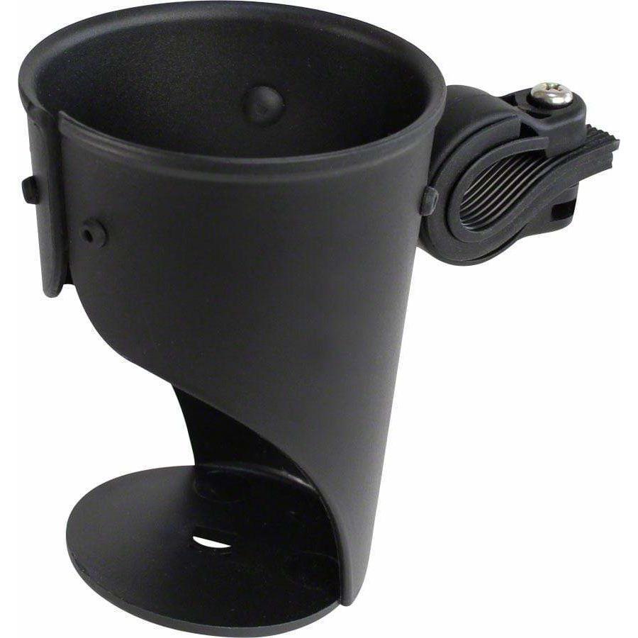 Delta Grande Beverage Holder/ Bike Water Bottle Cage: Handlebar Mounted Black