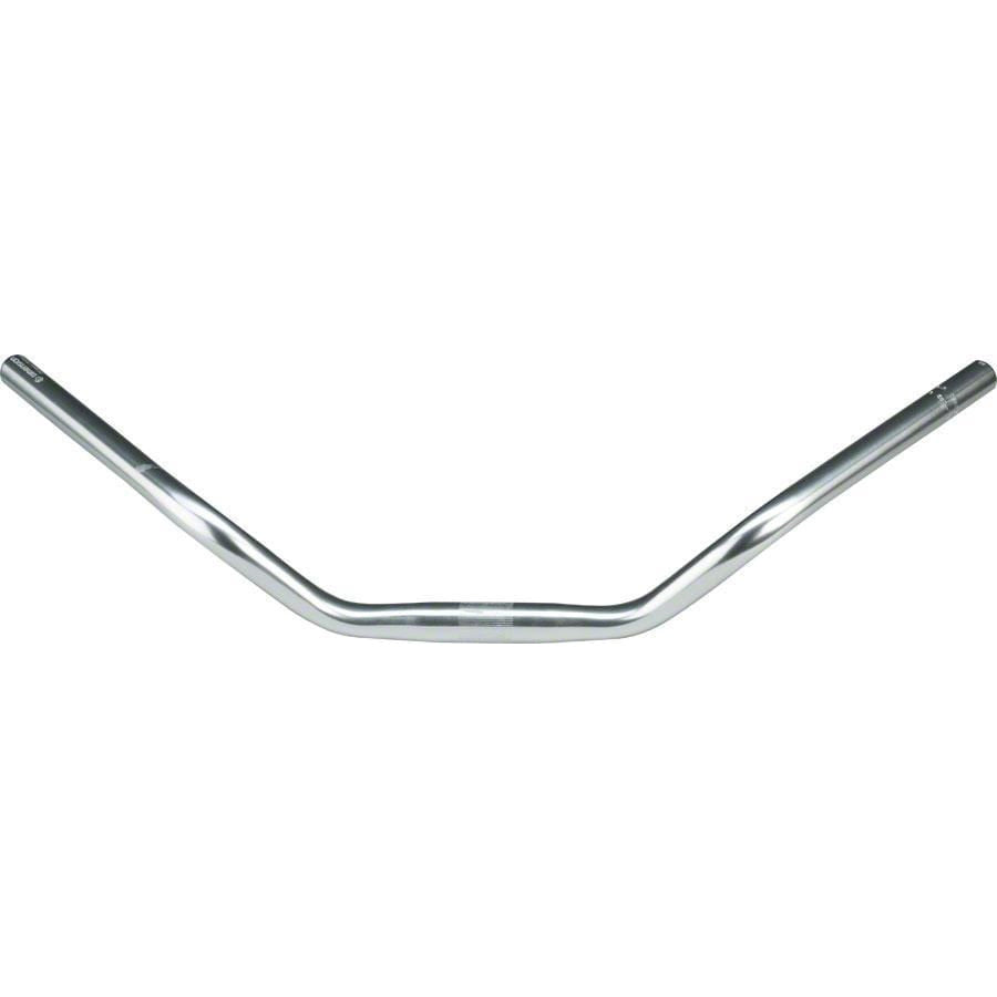 Dimension 25.4 Urban Cruiser Bar, 600mm Wide, 70mm Rise, 50 degree Sweep, Silver