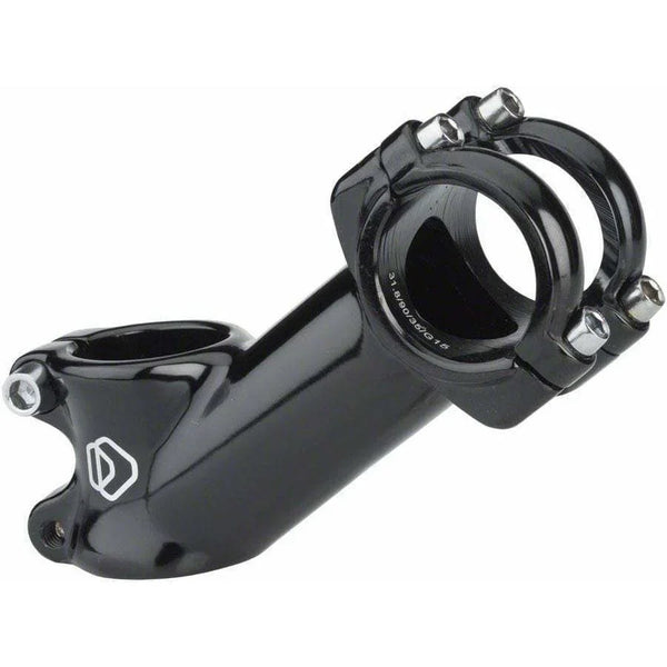 Dimension 31.8mm Threadless Alloy Upright Bike Stem (Black