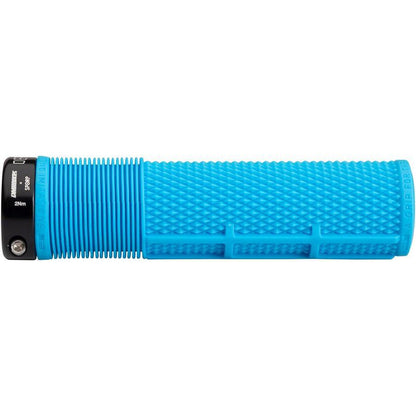 DMR Deathgrip Bike Handlebar Grips - Blue, Lock-On