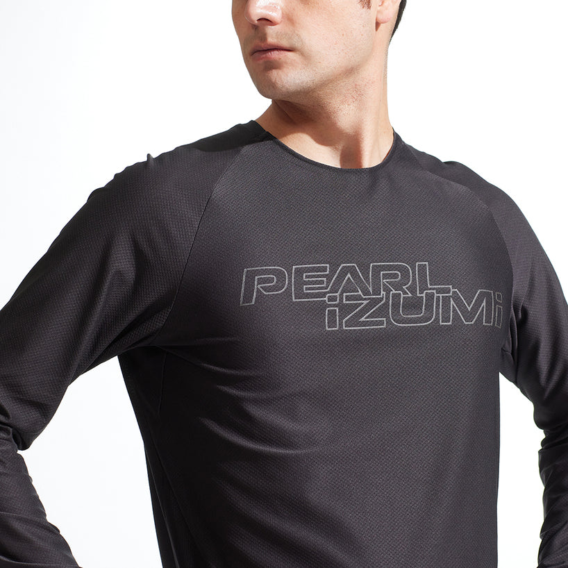 Pearl Izumi Elevate Long Sleeve Men's Mountain Bike Jersey - Jerseys - Bicycle Warehouse