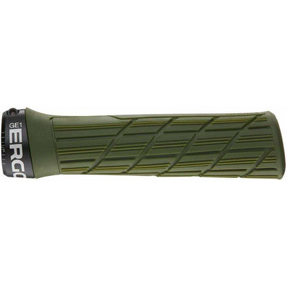 Ergon GE1 Evo Slim Bike Handlebar Grips - Deep Moss, Lock-On