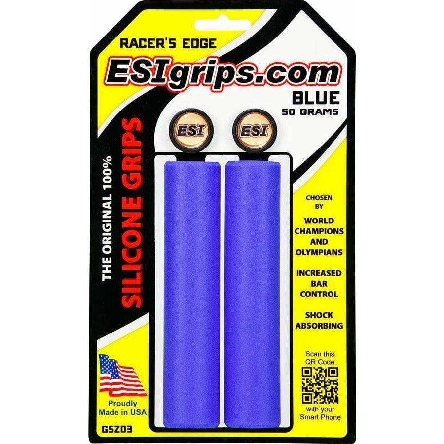 ESI Racer's Edge Bike Handlebar Grips - Blue