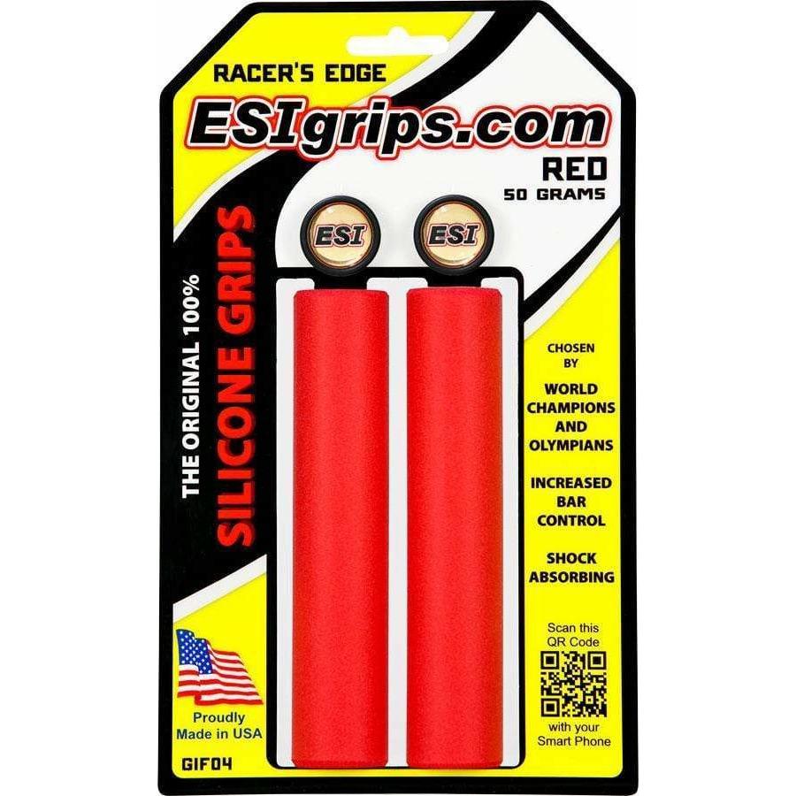 ESI Racer's Edge Bike Handlebar Grips - Red