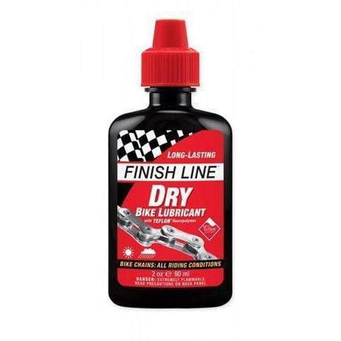 Finish Line Bike Chain Dry Lube With Teflon - 2 oz Squeeze Bottle