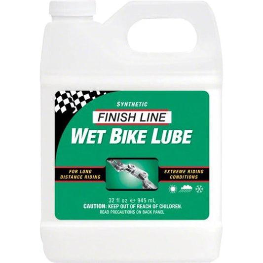Finish Line WET Bike Chain Lube - 32 fl oz, Bulk