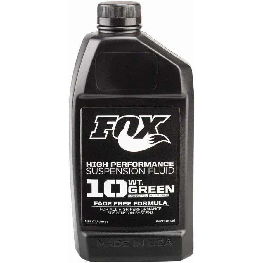 FOX 10 Weight Green Damper Fluid 32 oz