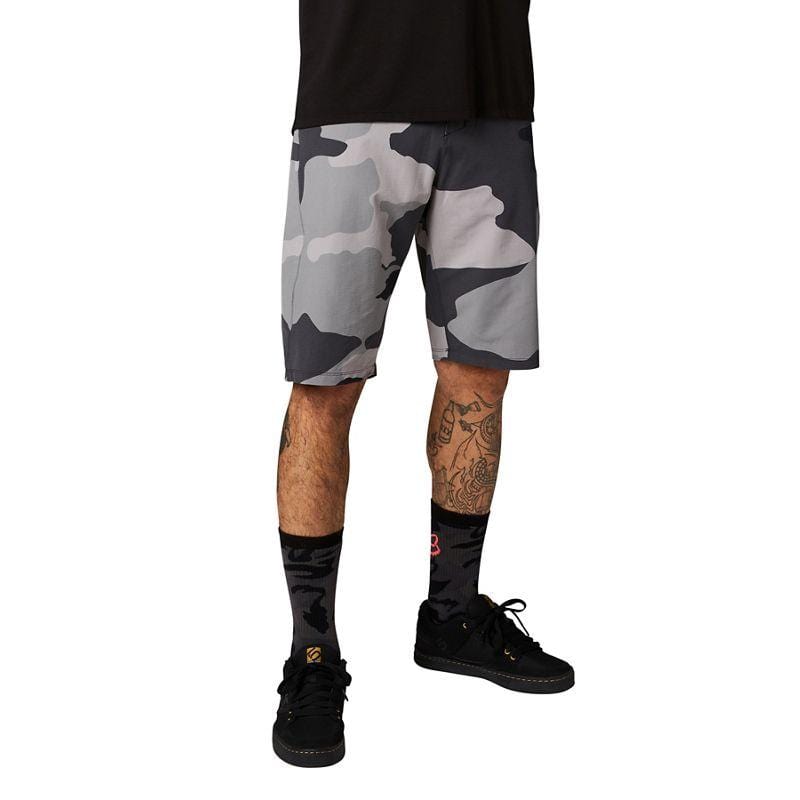 Fox Ranger Camo MTB Shorts - Gray/Black
