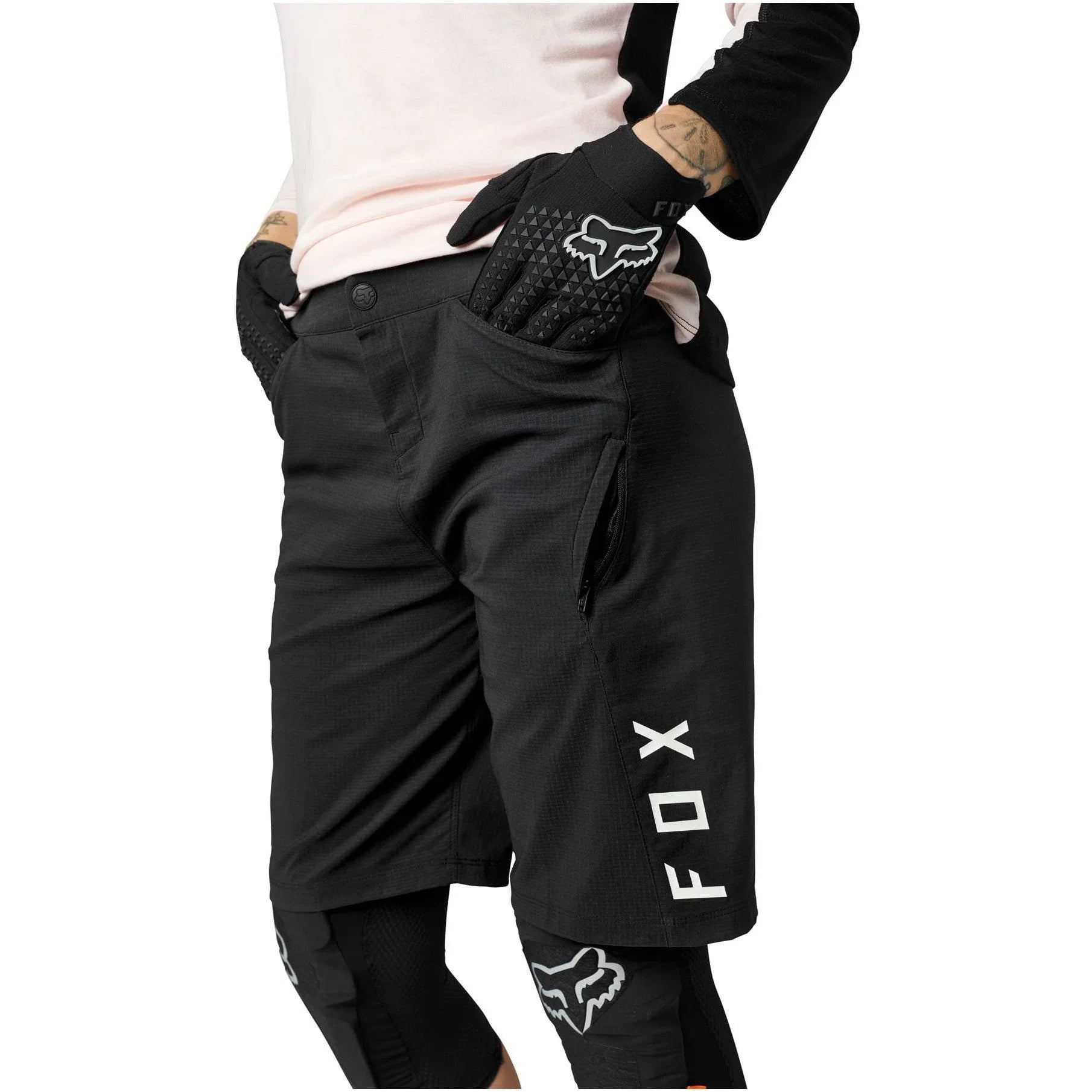 Fox Womens Ranger Mountain Bike Shorts - Black