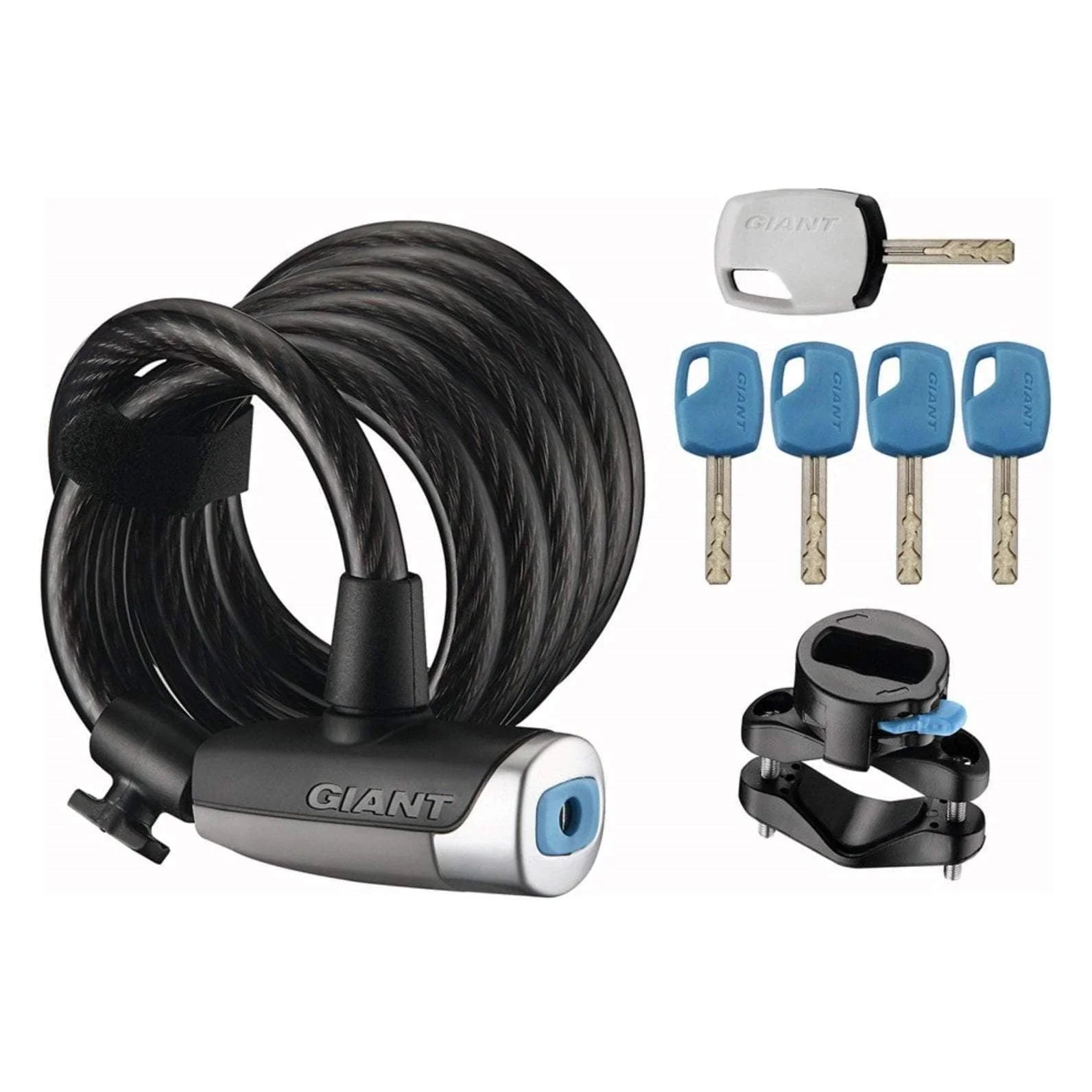 Giant Surelock Flex Bike Key Coil Cable Lock