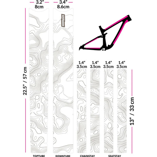 Giant Ground Keeper Frame Protector Kit - Parts - Bicycle Warehouse