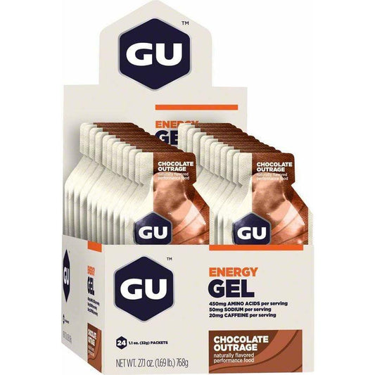 GU Energy Gel: Chocolate, Box of 24