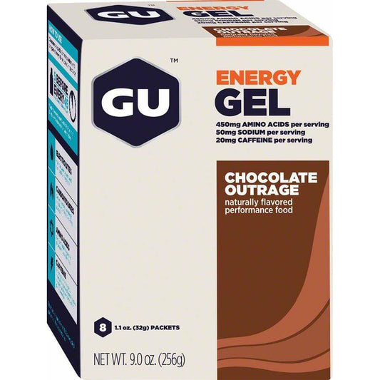 GU Energy Gel: Chocolate, Box of 8