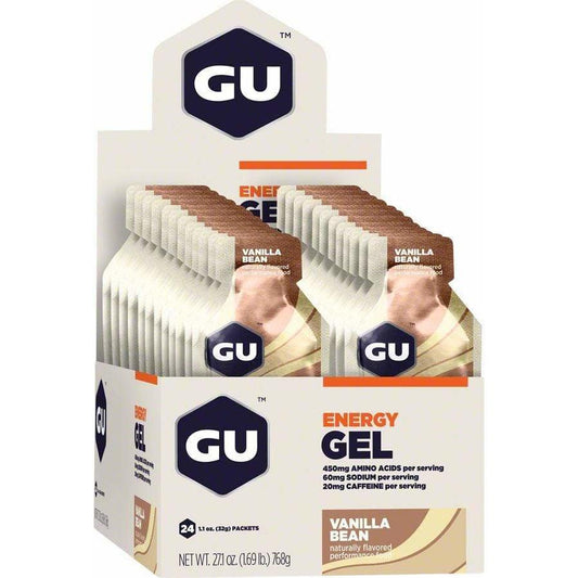 GU Energy Gel: Vanilla Bean, Box of 24