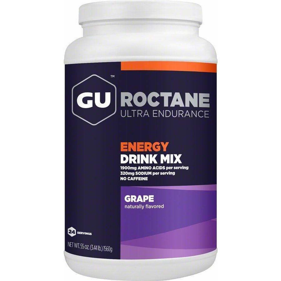 GU Roctane Energy Drink Mix: Grape, 24 Serving Canister