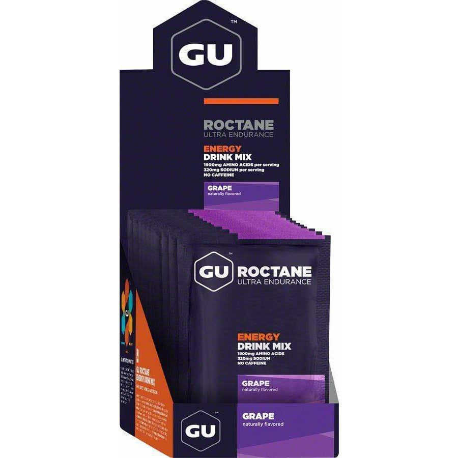 GU Roctane Energy Drink Mix: Grape, Box of 10