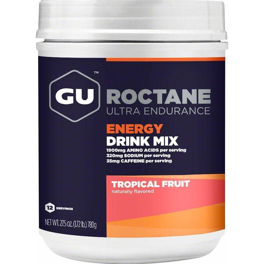 GU Roctane Energy Drink Mix: Tropical, 12 Serving Canister