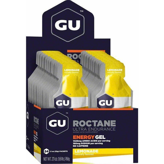 GU Roctane Energy Gel: Lemonade, Box of 24