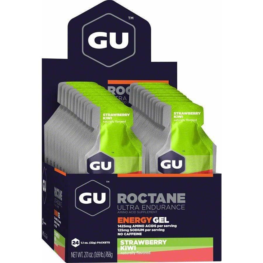 GU Roctane Energy Gel: Strawberry Kiwi, Box of 24