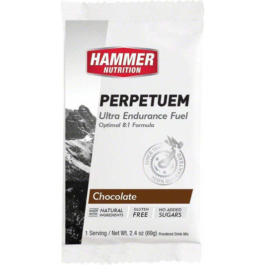 Hammer Nutrition Hammer Perpetuem: Chocolate, 12 Single Serving Packets