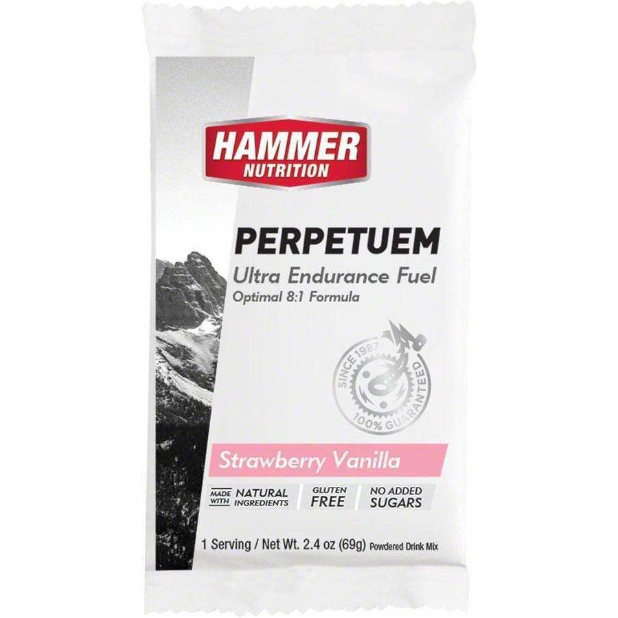 Hammer Nutrition Hammer Perpetuem: Strawberry Vanilla, 12 Single Serving Packets