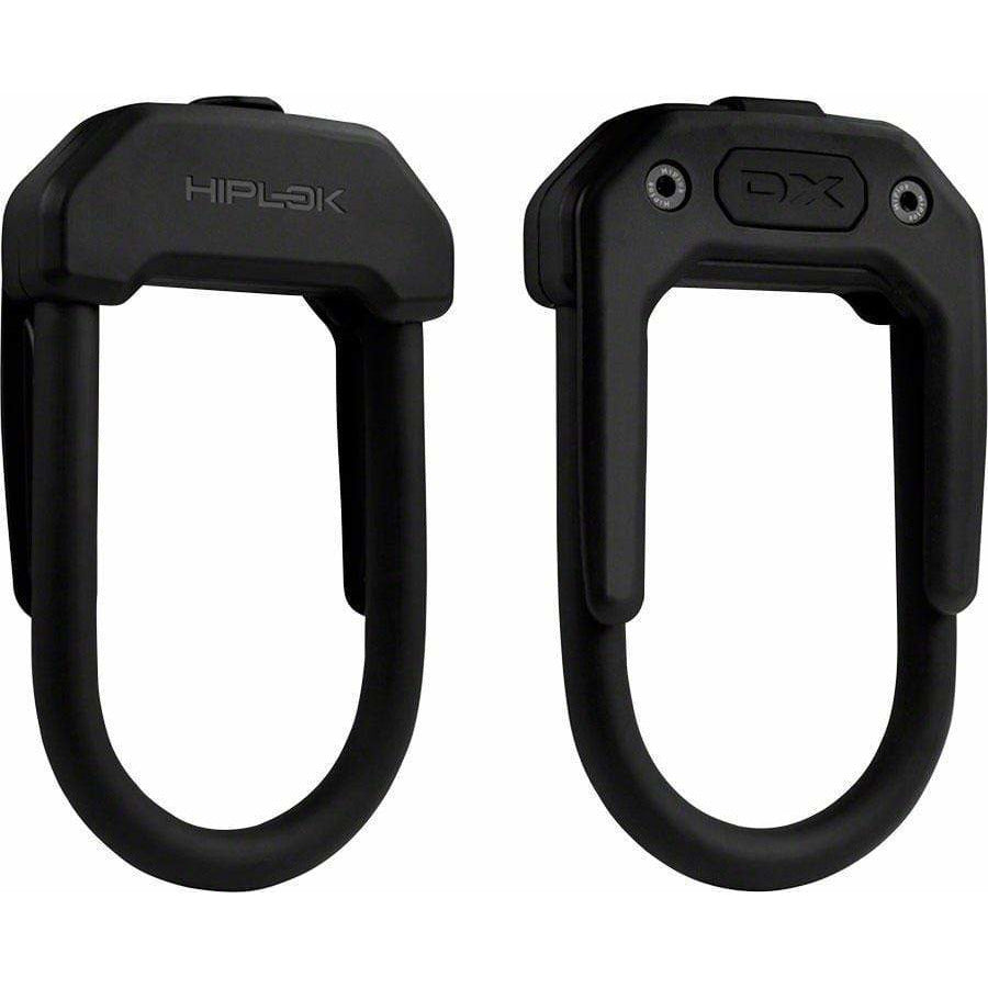 Hiplok DX Wearable Bike U-Lock - 3.34 x 5.9", Keyed, Black