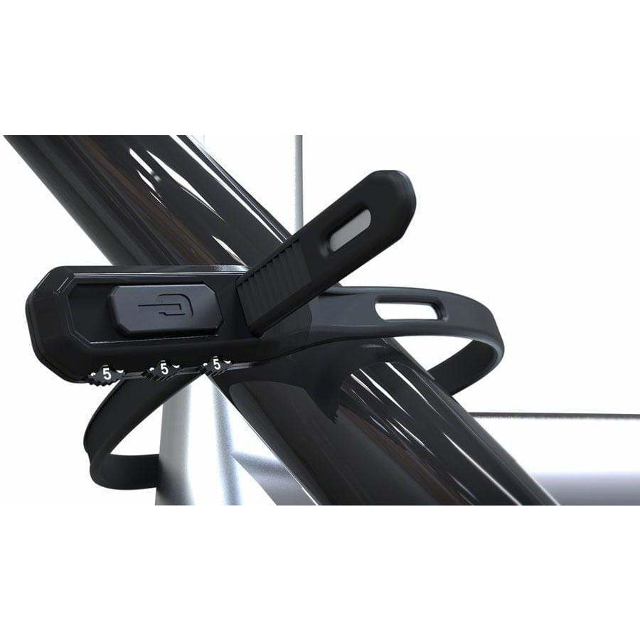 Hiplok Z-Lok Combo Security Tie Bike Lock Single: Black