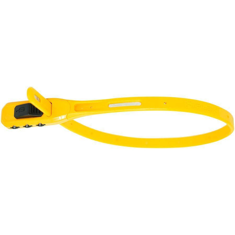 Hiplok Z-Lok Combo Security Tie Bike Lock Single: Yellow