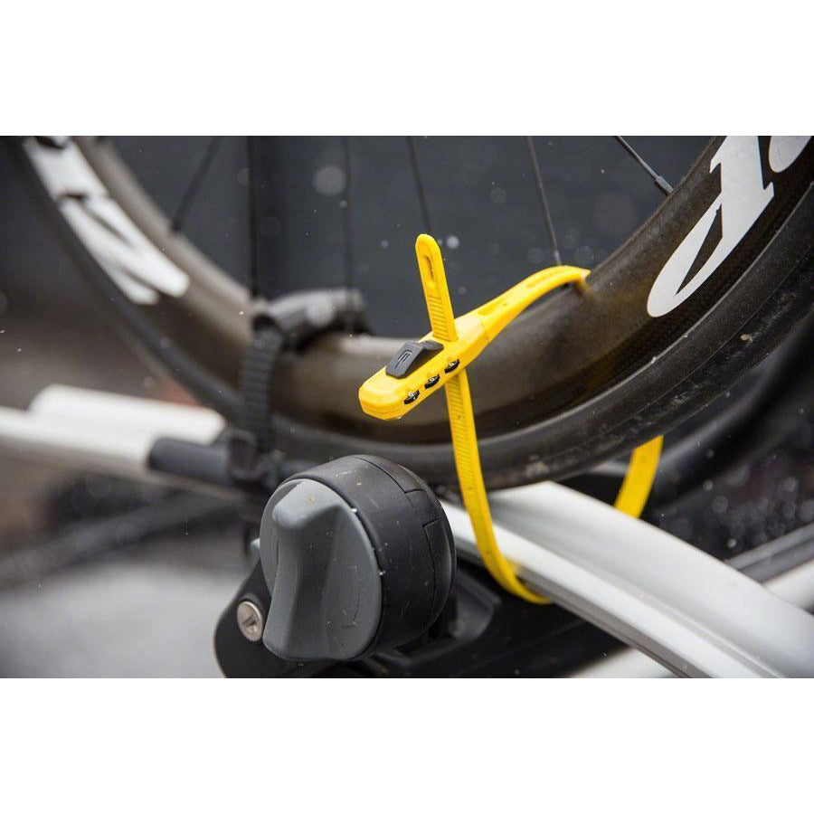 Hiplok Z-Lok Combo Security Tie Bike Lock Single: Yellow