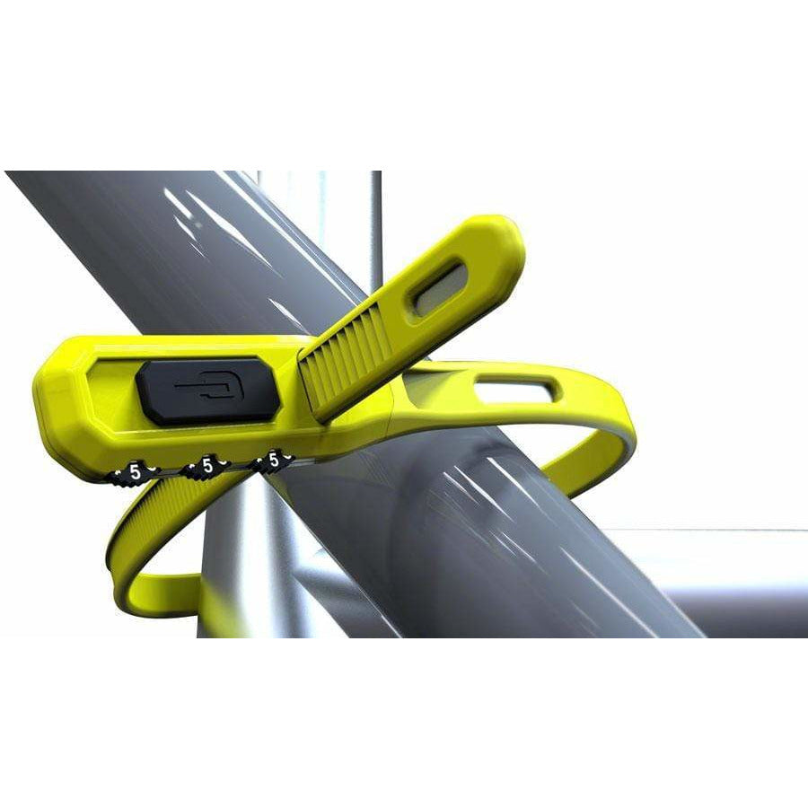 Hiplok Z-Lok Combo Security Tie Bike Lock Single: Yellow