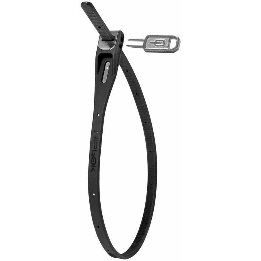 Hiplok Z-Lok Security Tie Bike Lock Single: Black