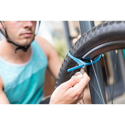 Hiplok Z-Lok Security Tie Bike Lock Single: Cyan