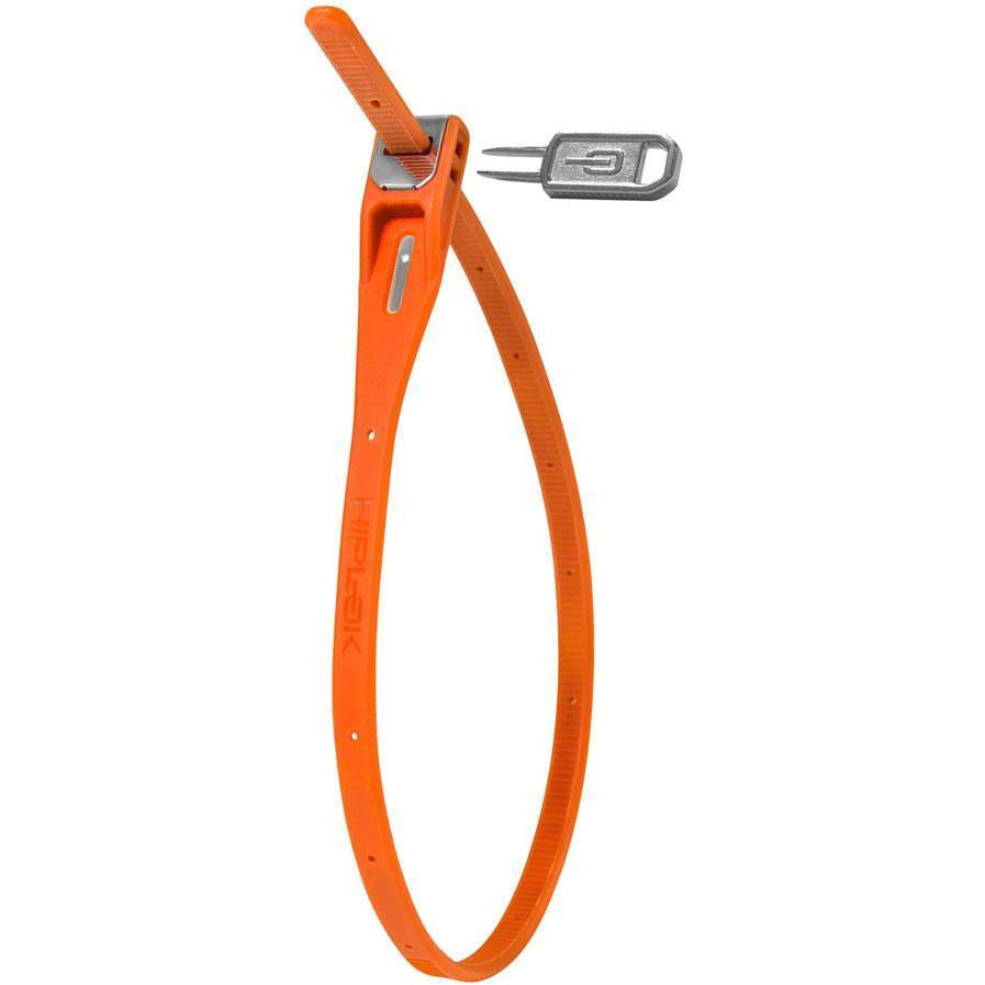 Hiplok Z-Lok Security Tie Bike Lock Single: Orange