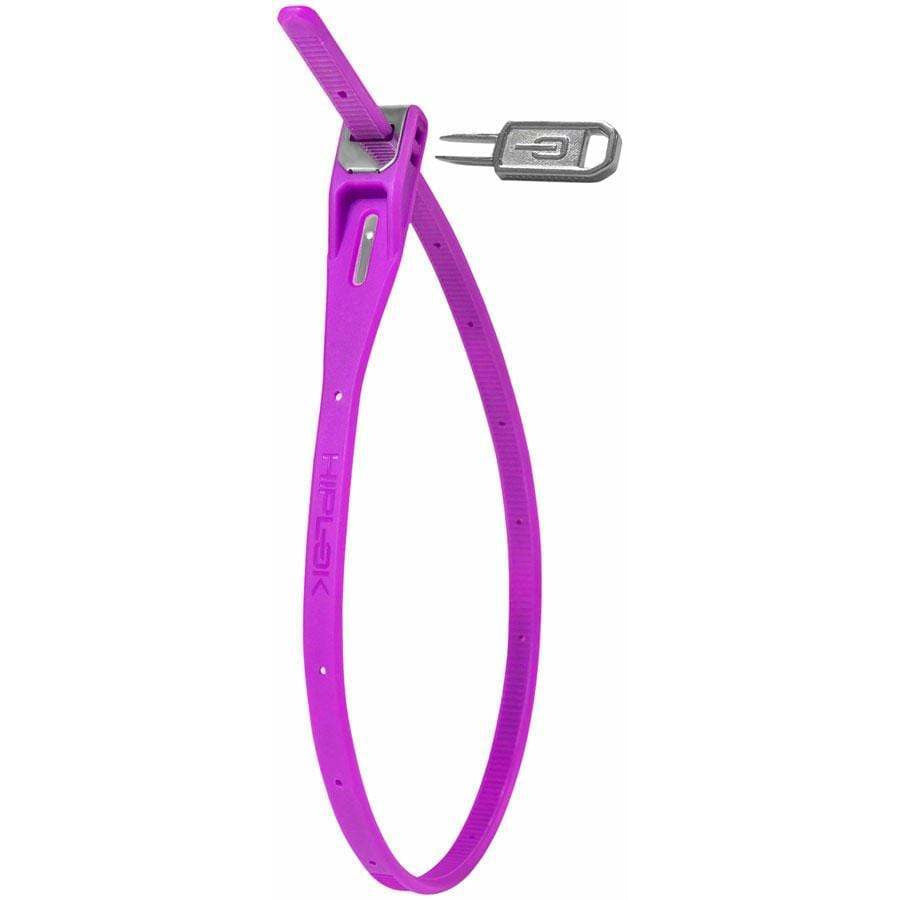 Hiplok Z-Lok Security Tie Bike Lock Single: Purple